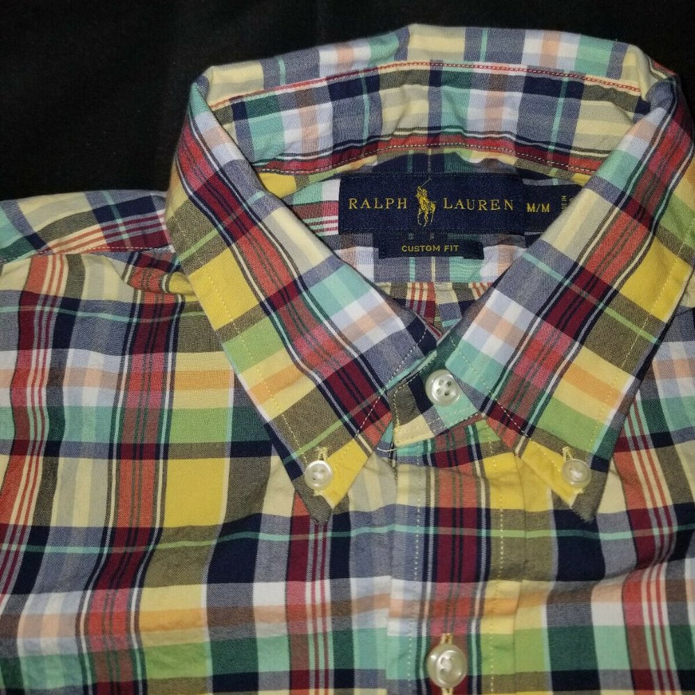Ralph Lauren Colorful Plaid Long Sleeve Shirt - Picture 8 of 8